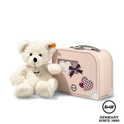 STEIFF 金耳釦泰迪熊 德國 - Lotte Teddy bear in Suitcase (行李箱系列)