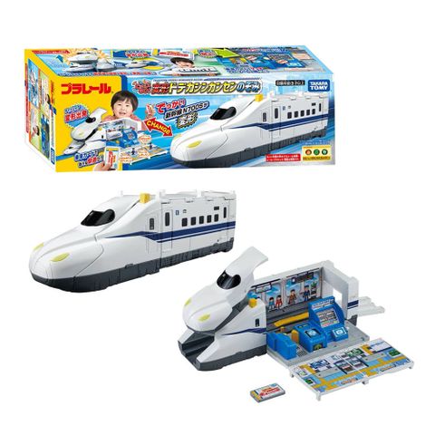 TAKARA TOMY PLARAIL 火車 超巨大新幹線  變形車站