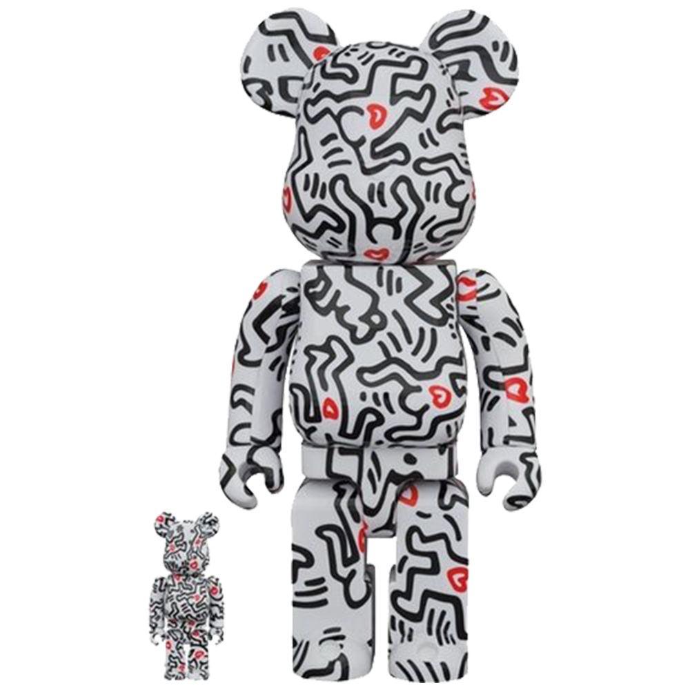 庫柏力克熊Be@rbrick 凱斯哈林KEITH HARING 聯名款8代- PChome 24h購物