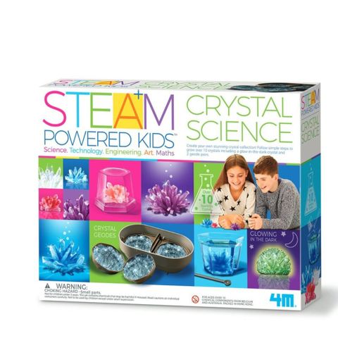 賽先生科學工廠｜4M STEAM系列：水晶科學實驗豪華組