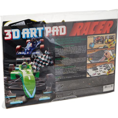 賽先生科學工廠｜4M STEAM 3D賽車藝術畫版