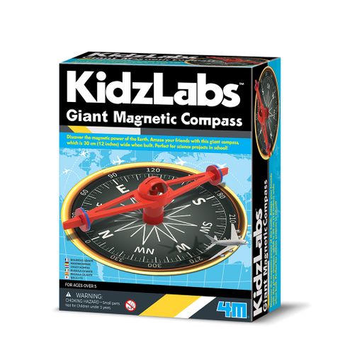 賽先生科學工廠｜4M giant magnetic compass 磁力大羅盤