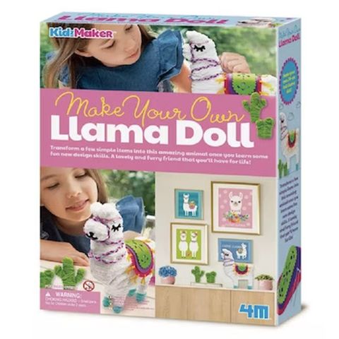 賽先生科學工廠｜4M Llama Doll 羊駝娃娃