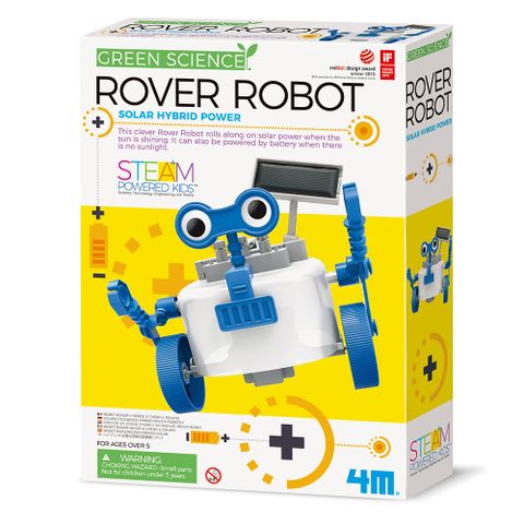 賽先生科學工廠｜4M STEAM 光電星際巡邏員Rover Robot