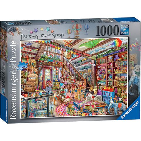 funbox 麗嬰國際 德國Ravensburger 維寶拼圖- 驚奇玩具店(1000P)