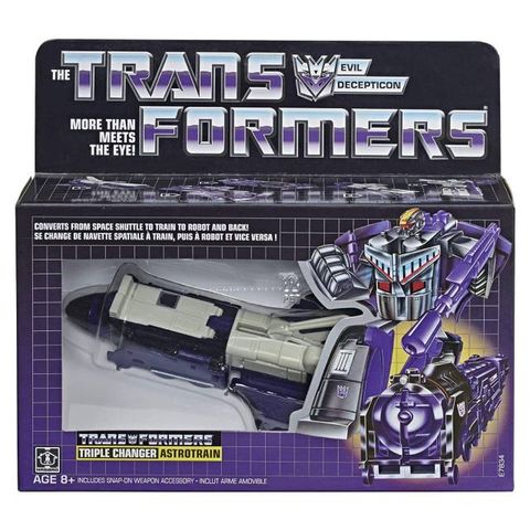 【孩之寶 Hasbro 】正版現貨變形金剛 G1經典系列 復刻 Astrotrain 太空列車
