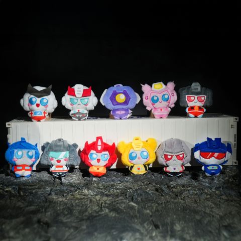 變形金剛-Q版絨毛玩偶 隨機2入