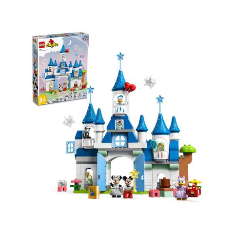 LEGO 樂高 積木 DUPLO 得寶系列 迪士尼100週年 三合一魔法城堡10998w