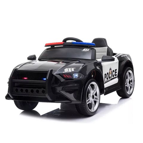 i-Smart 聰明媽咪 【兒童超跑野馬警車雙驅兒童電動跑車(BBH0007)