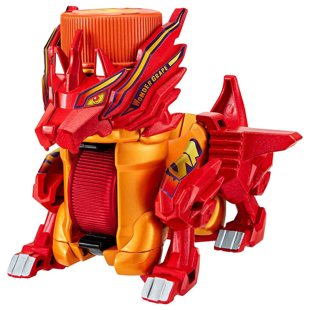 TAKARA TOMY 激鬥瓶蓋人 BOT-17 火紅葡萄戰狼