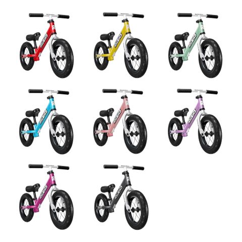 Dirty Little Riders 鋁合金滑步車-帥氣風黑色充氣胎版