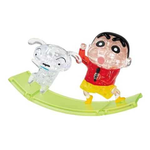 Beverly 3D水晶拼圖 - 蠟筆小新&小白