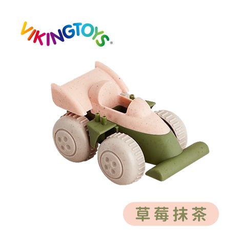 瑞典維京玩具 【瑞典 Viking toys】莫蘭迪色系-草莓抹茶(經典F1賽車) 20-89006