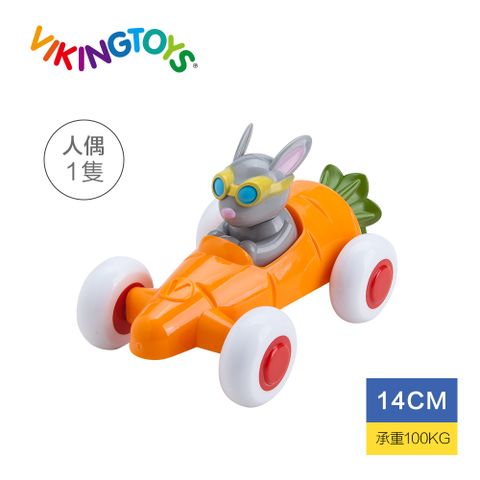 【瑞典 Viking toys】 動物賽車手-蘿蔔瑞比-14cm 81361