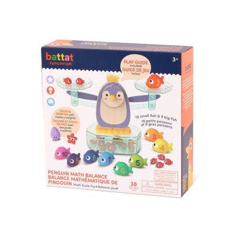 【美國B.Toys】Battat 聊育系列 - 企鵝力士舉天平
