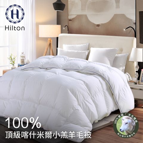 Hilton 希爾頓 五星級奢華風100%喀什米爾小羔羊被/2.5KG (B0883-H25)