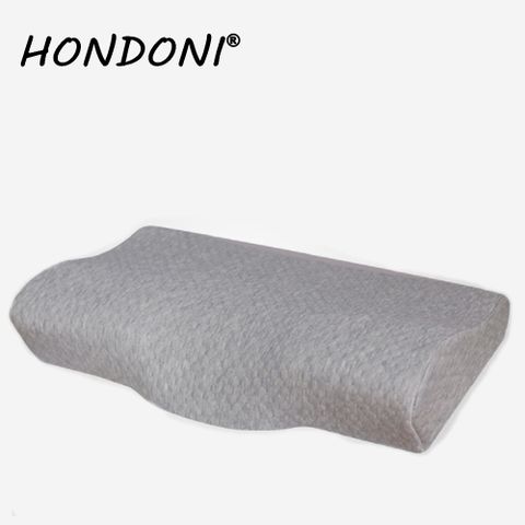 HONDONI 人體工學4D蝶型止鼾護頸枕頭  (好眠灰Z1-YY)