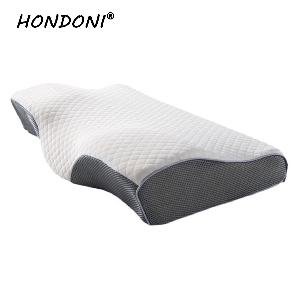 HONDONI H人體工學4D蝶型止鼾護頸低眠枕頭  