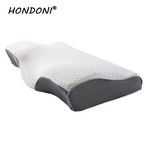 HONDONI H人體工學4D蝶型止鼾護頸低眠枕頭