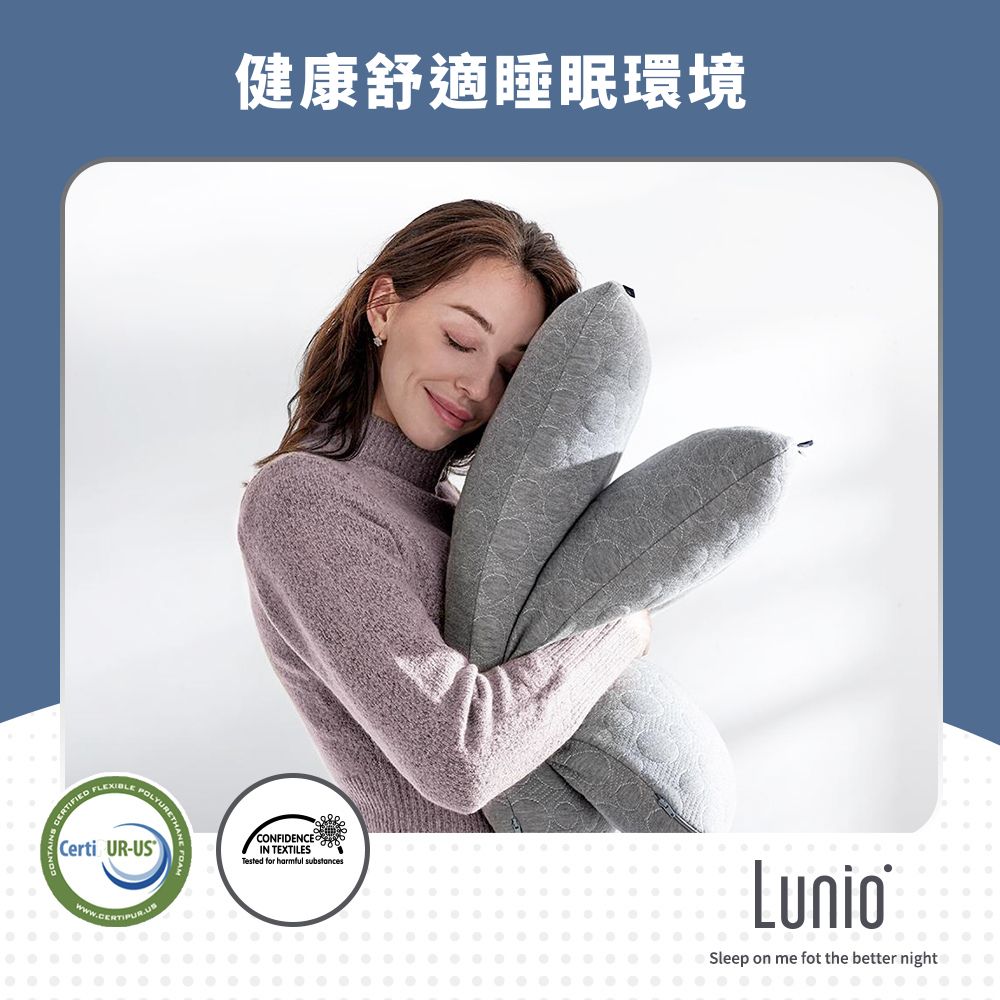 Lunio 樂誼臥 Nebula經典記憶枕2入