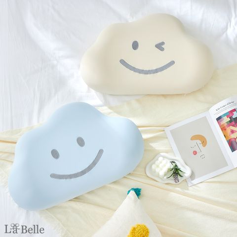 《HAPPY : ) 釋壓舒眠涼感雲朵記憶枕》(共兩色)