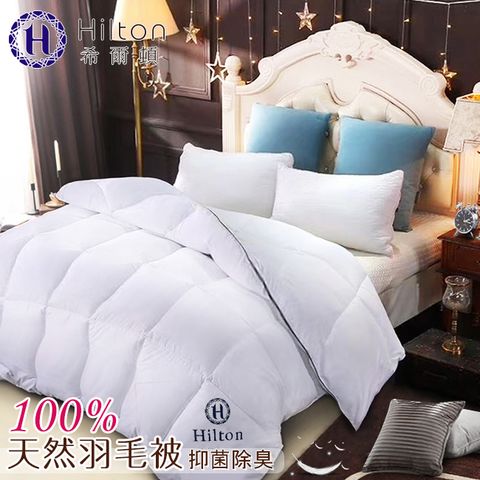 Hilton 希爾頓 五星級頂級抗菌除臭100%天然羽毛被2.5KG(B0831-25)