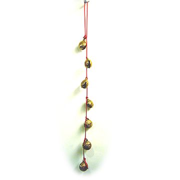 【催財銅鈴/銅鐘】　7個銅製風鈴吊飾