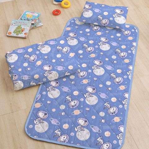 【戀家小舖】台灣製 SNOOPY 睡墊三件組-宇宙漫步