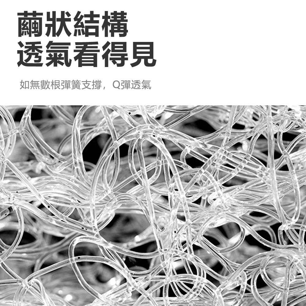 Sily 日式4D空氣纖維坐墊 久坐不累透氣椅子屁墊 高彈舒適汽車座墊 5cm