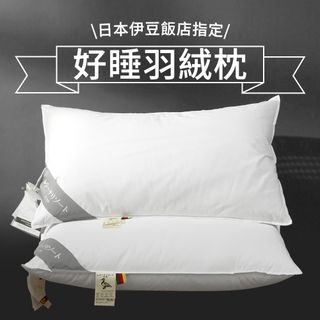 【House+】日本伊豆飯店指定枕頭 好好睡羽絨枕