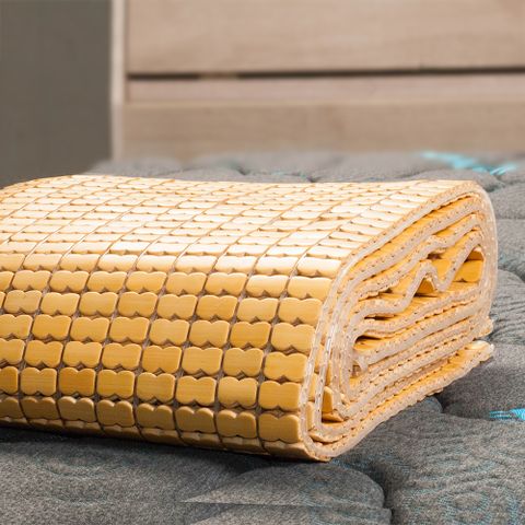 Carolan細緻小粒 加大麻將蓆(6尺)