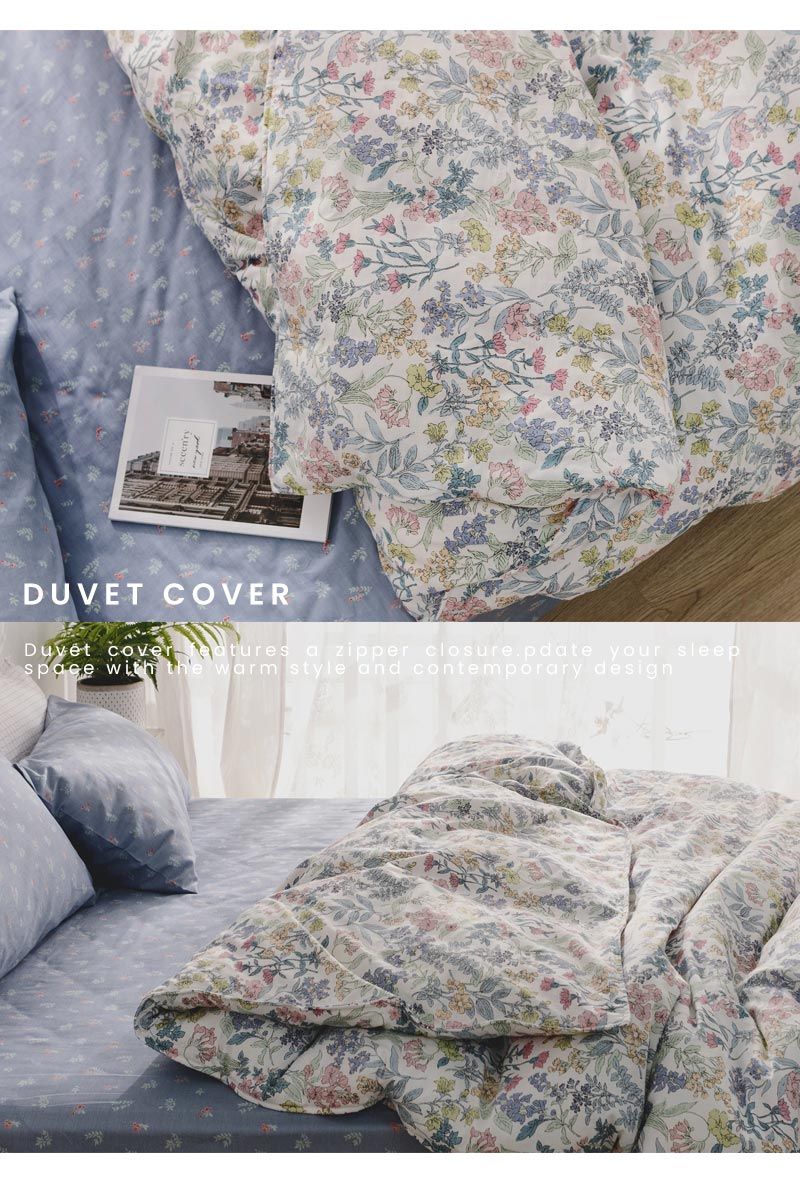 DUVET COVER  a zipper closure.pdate your sleepspace with the warm style and contemporary design