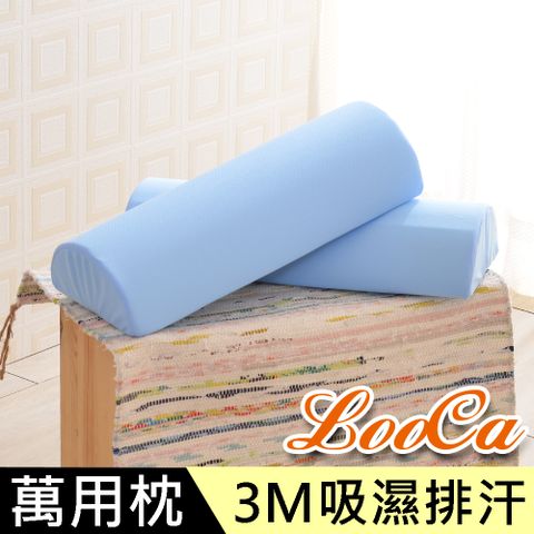 LooCa透氣排汗記憶釋壓萬用靠枕
