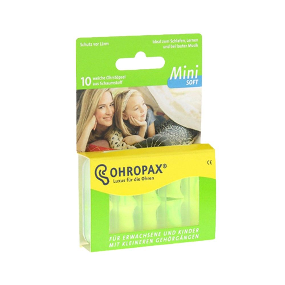 Ohropax CE歐盟認證 德國  Mini Soft 隔音消音抗噪舒適耳塞