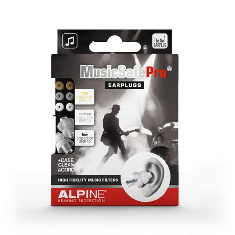 Alpine MusicSafe Pro 荷蘭進口 加強版 高保真音樂耳塞 軟耳塞 低過敏性 (全新公司貨)