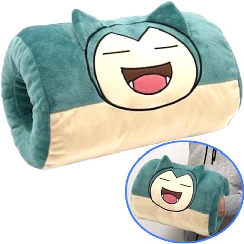 Pokémon 寶可夢 精靈神奇寶貝卡比獸暖手枕抱枕午安枕午睡枕靠枕靠墊 314446【小品館】