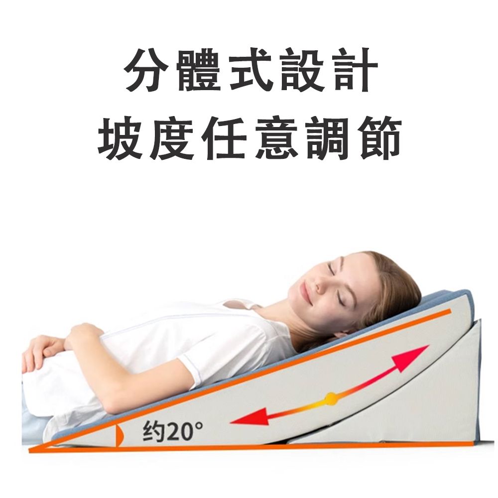 分體式設計坡度任意調節约20°