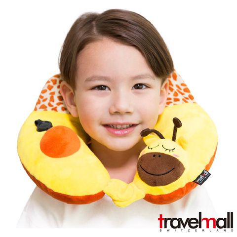 Travelmall 專利3D按壓式充氣頸枕-長頸鹿版