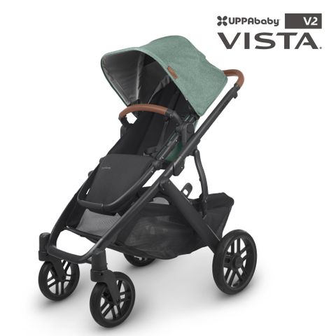 UPPAbaby VISTA V2 王者之尊旗鑑推車 贈加高型汽座轉接器(內含:防蚊帳+擋雨罩)