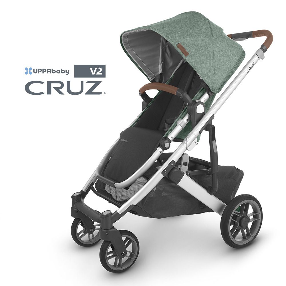 UPPAbaby CRUZ V2  酷炫豪華頂級推車 【原廠贈禮】加高型汽座轉接器(內含:防蚊帳+擋雨罩)