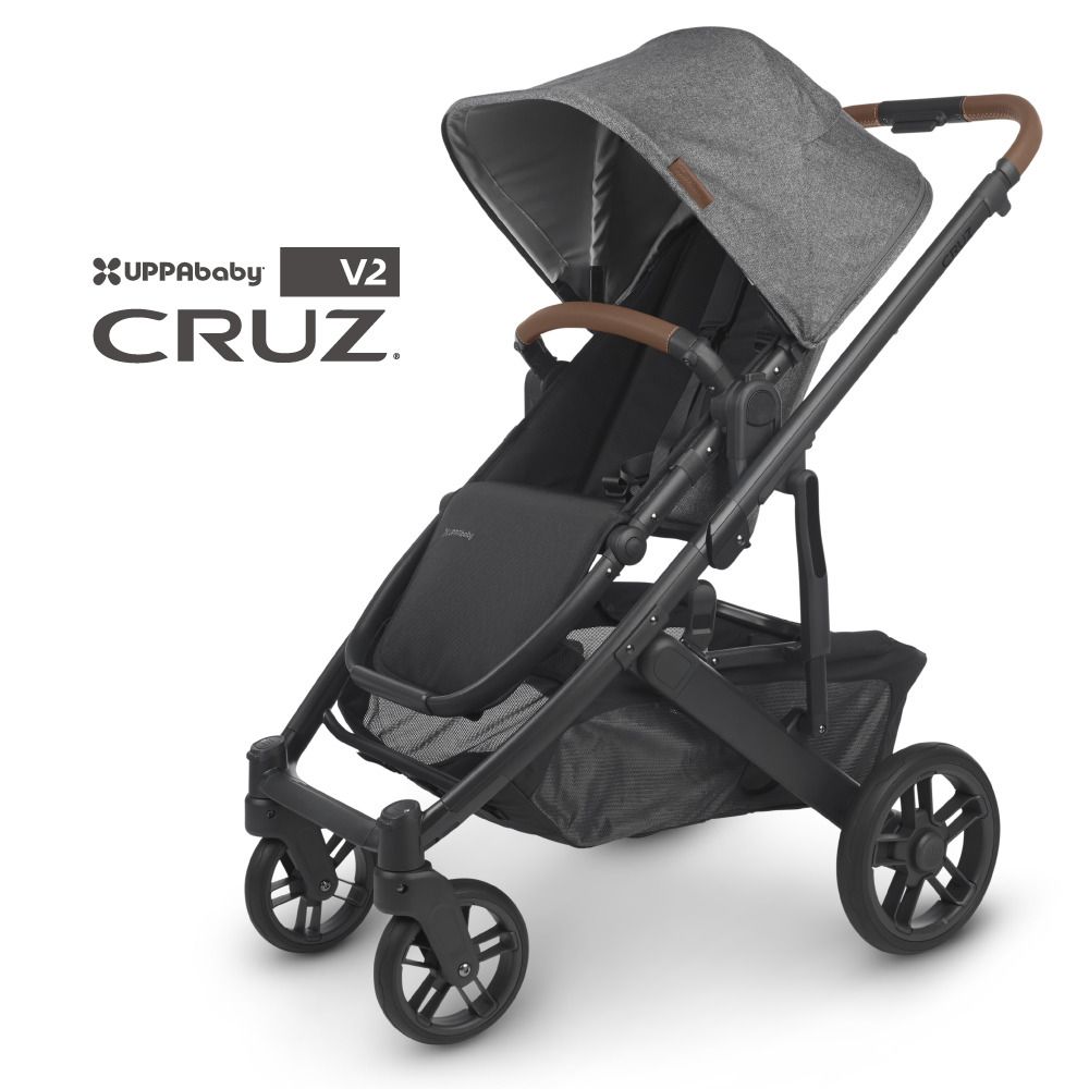 UPPAbaby CRUZ V2  酷炫豪華頂級推車 【原廠贈禮】加高型汽座轉接器(內含:防蚊帳+擋雨罩)