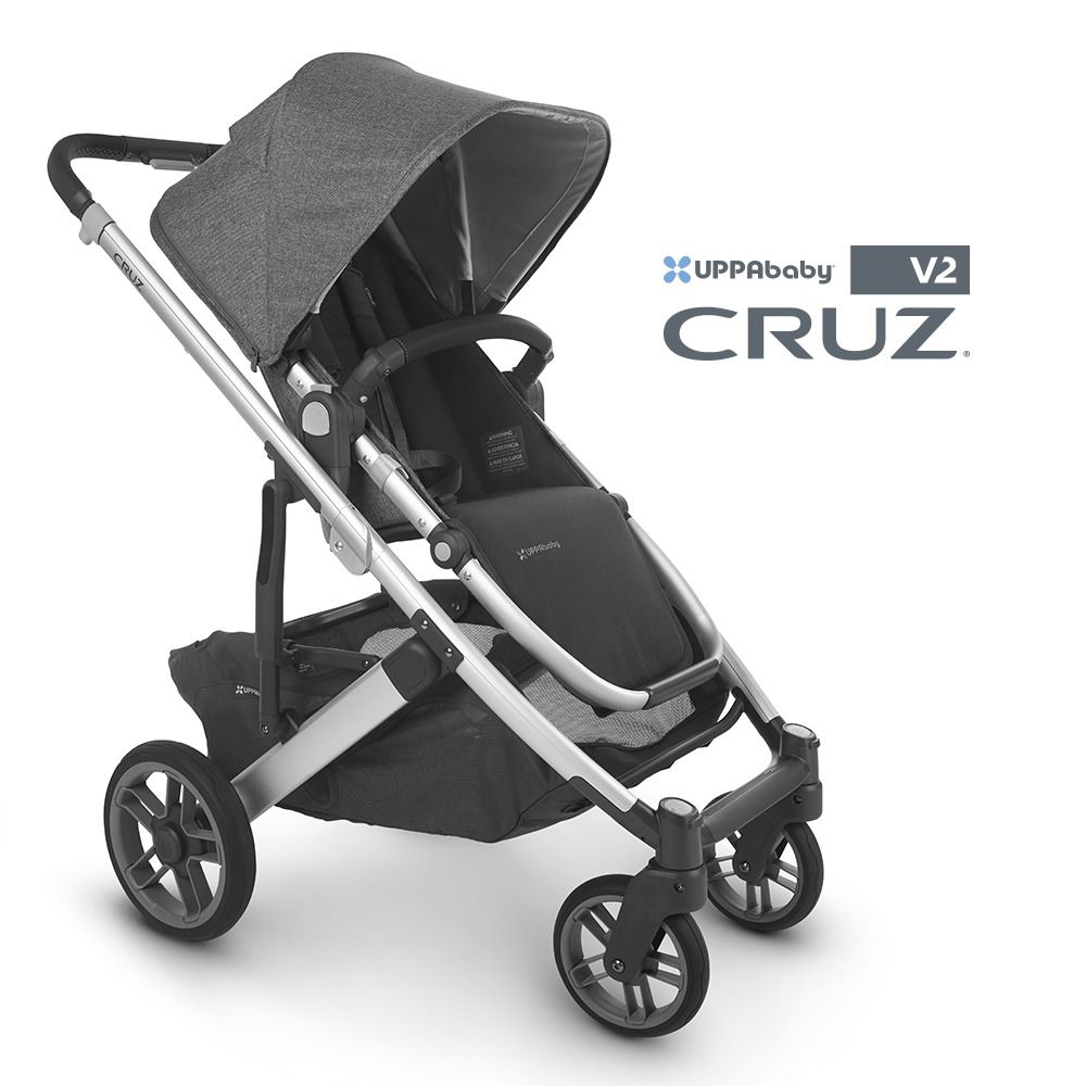 UPPAbaby CRUZ V2  酷炫豪華頂級推車 【原廠贈禮】加高型汽座轉接器(內含:防蚊帳+擋雨罩)