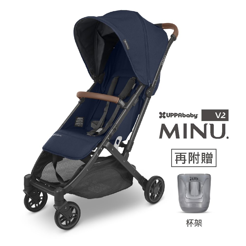  【UPPAbaby】MINU V2魅力都會時尚推車-四色可選贈送杯架