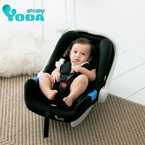 YoDa 嬰兒提籃式安全座椅/汽座-沉穩黑