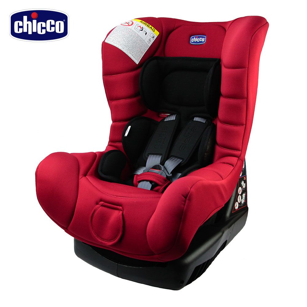 chicco ELETTA comfort寶貝舒適全歳段安全汽座-(優雅黑/熱火紅/熱浪藍)