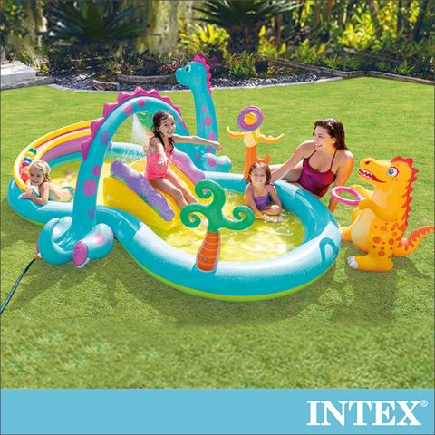 INTEX 恐龍遊樂園大型戲水池(57135)