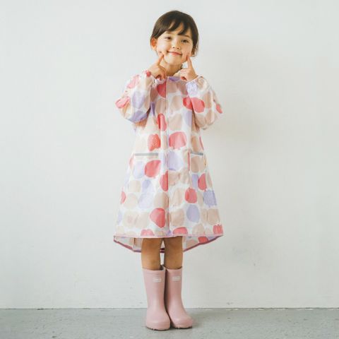 日本WPC 水國王國M 空氣感兒童雨衣/防水外套 附收納袋(95-120cm)