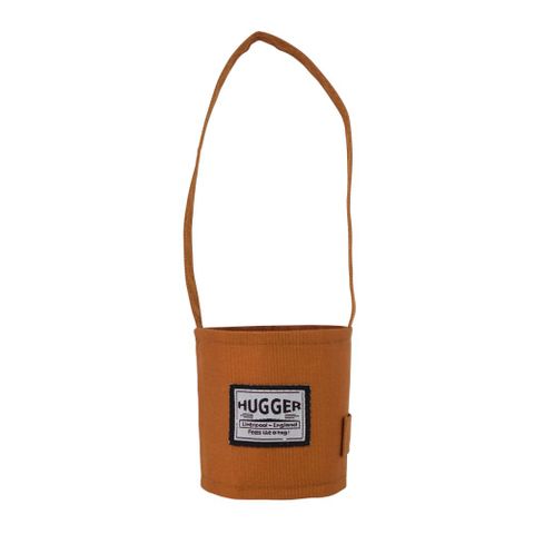 英國【Hugger】輕便手搖杯飲料提袋-軍綠色(咖啡隨身杯熱飲早餐杯冷飲環保)