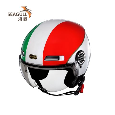 SEAGULL 海鷗 TW-107條紋霧彩安全帽