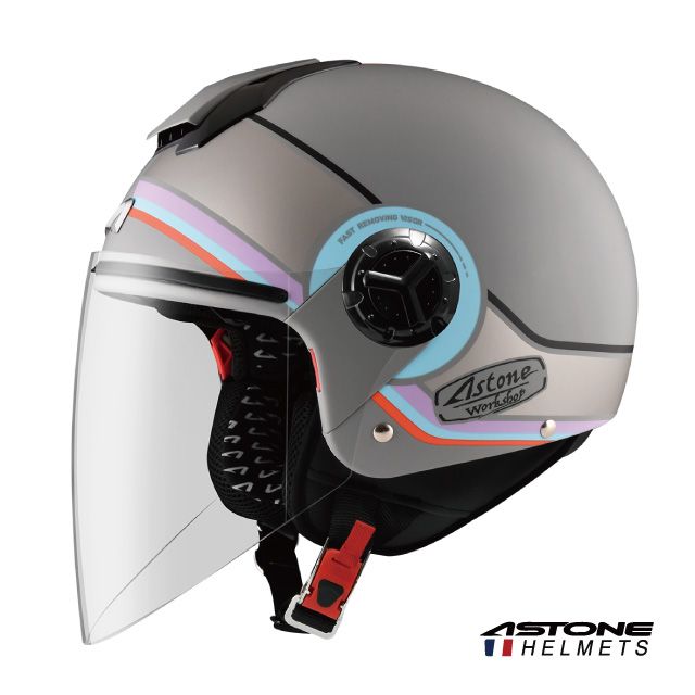 ASTONE CJ500 LL12 半罩式安全帽 加長型鏡片 內藏墨鏡